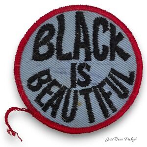 Vintage Black is Beautiful Patch 2.75" Needs Cleaning‎